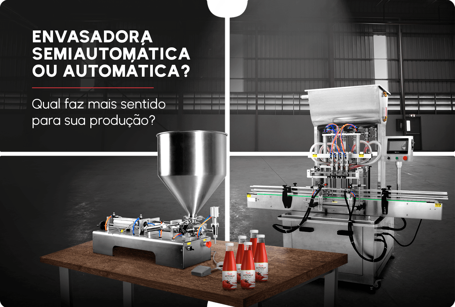 Envasadora automática semiautomática